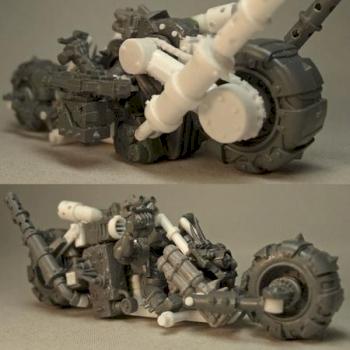 Ork Custom Warbike by puremon