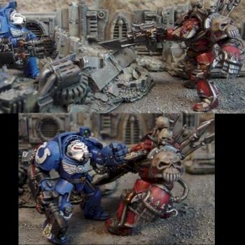 ultramarine vs wordbearer by buffnerd