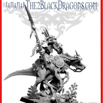 Fantasy Lizardmen Echsenmenschen Echsenreiter by The 2 Black Dragons