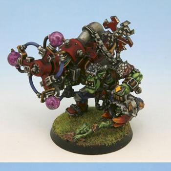 Big Mek with Shokk Attack Gun by Sukigod