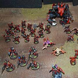 Chaos Space Marines Army by Monkkeystew