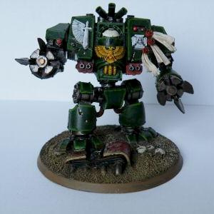 forge world Dreadnought lightly converted to Dark Angels. by Show Case Studio