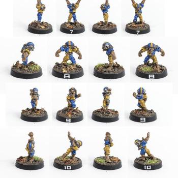 Blood bowl snotlings by Jude