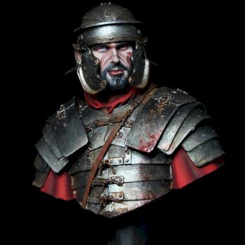 Roman legionarius bust by duskfrost