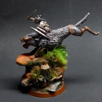 Warg and Rider by Gandalf the Grey