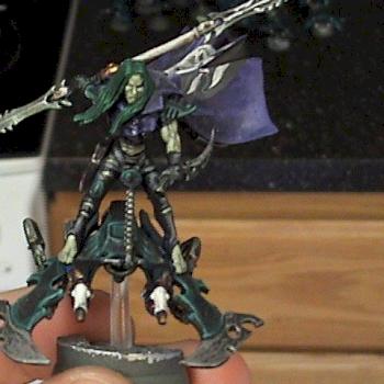 dark eldar Baron Sathonyx by steve cox