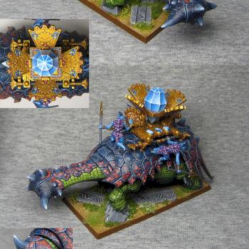 Lizardmen Bastiladon by pesa