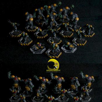 Dreadball - Badmoon Bombers Marauder Team by Inq Tiberius