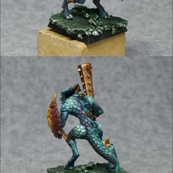 Saurus Warrior by Walhell