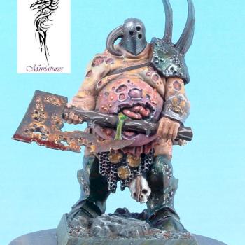 Nurgle Champion by gonzo miniatures