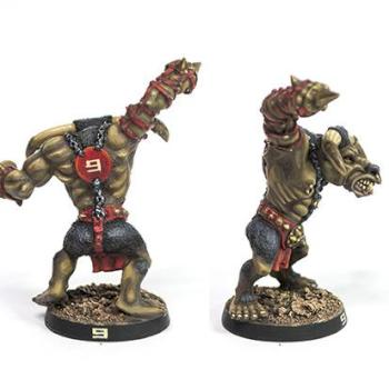 Blood bowl Chaos Dwarf Minotaur by Jude