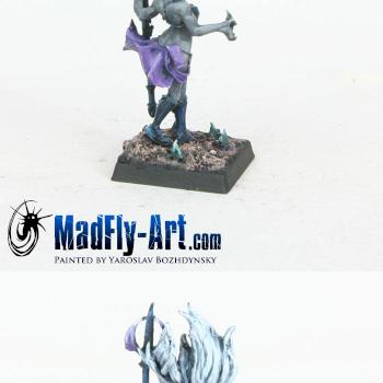 Dark Elf Sorceress by MadFlyArtStudio