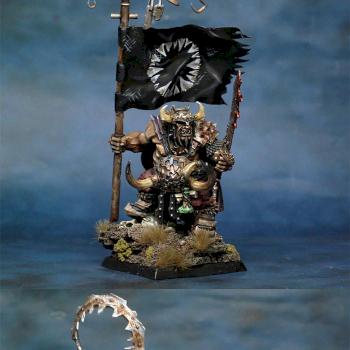 Ogre Kingdoms Battle Standard Bearer by lono