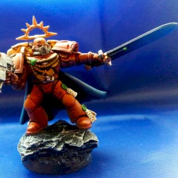 Warhammer 40k - Space Marine Commander / Chapter Master Magnetized & Painted by Quality Miniatures