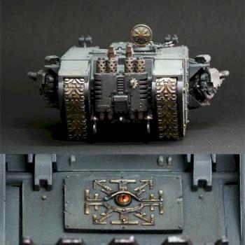 Black legion land raider by Juan