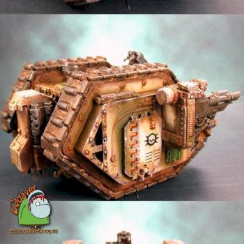 Pre Heresy Death Guard Mk1 Land Raider Barbarus by Home Of CadaveR