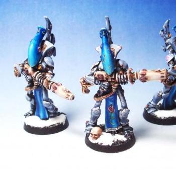 Eldar Wraithguard and Commander by uglyamericanV1.5