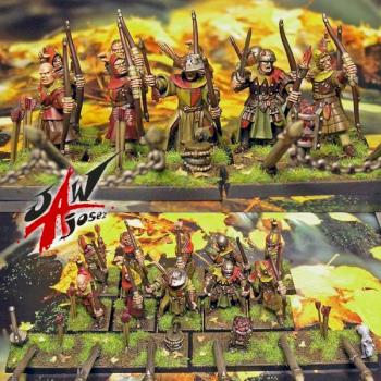 Bretonnian bowmen by josez