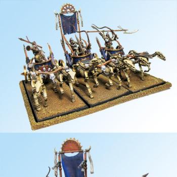 Khemri Chariot regiment by Glaurung