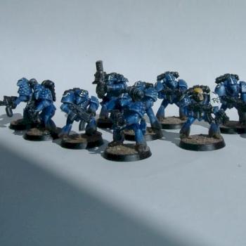 ultramarines Tac Squad 1 by hubbabubba