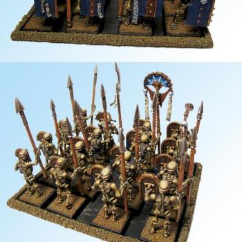 Khemri skeleton warriors by Glaurung