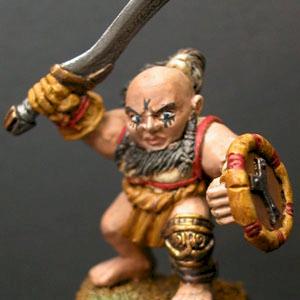 Female Dwarf from Magpie Minis by DM of Doom