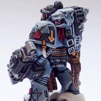 Very Old Converted Wolf Lord, detail by JTY