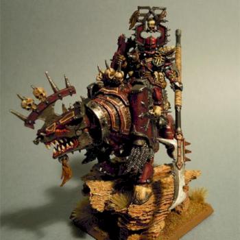 Lord of khorne on juggernaut by Avrio