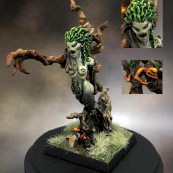 Wood Elf Drycha Branchwraith by Machines Are Us