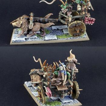 Goblin Wolf Chariot by dargo000