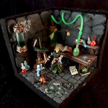 Diorama Pathfinder alchemist Lab by PurpleWyrm