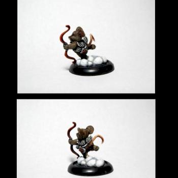 Reaper Miniatures Valentine's Day Cupid Mousling by The_Iron_Painter