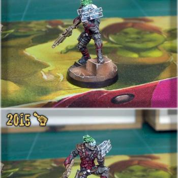 Scar_hand Painting - Infinity Nomads 'Alguacil Hacker' by Nazroth by Nazroth