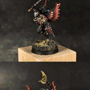 Blood Angels Chaplain by PintorDeMiniaturas