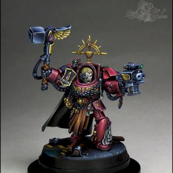 Blood Angels Captain In Terminator Armour by Anton Pryakhin