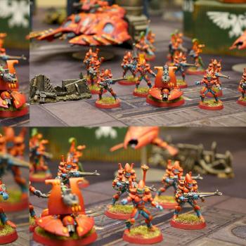 Eldar Guardians + Weapon Platform by Roveron