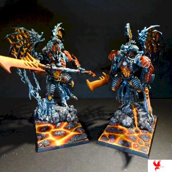 Morghast Archai and Morghast Harbinger by RedRavonMinis