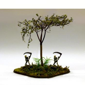 Model Tree with Heroquest Skeletons by fairstranger