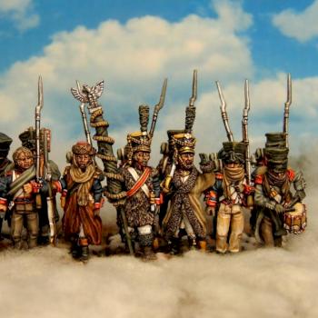 28mm polish infantry from Moscow retreat by Thau