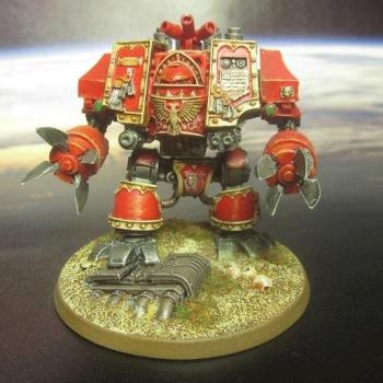 Blood Angels- Forge World MK IV Venerable Dreadnought by izzy_40k_painting