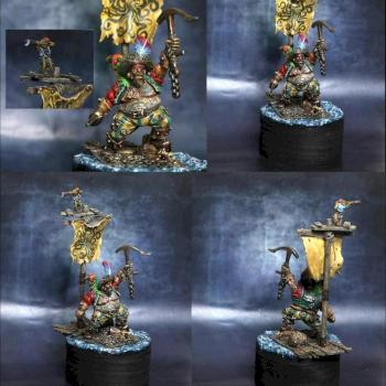 Ogre Kingdoms Pirate Maneater Diorama (2015) by bapfometh