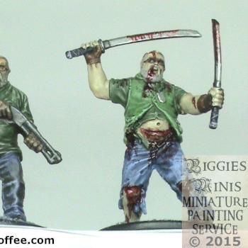 Zombicide Joshua Survivor & Zombivor by Biggiesminis