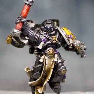 Warhammer 40k Space Marine Chaplin by Kronicpainting