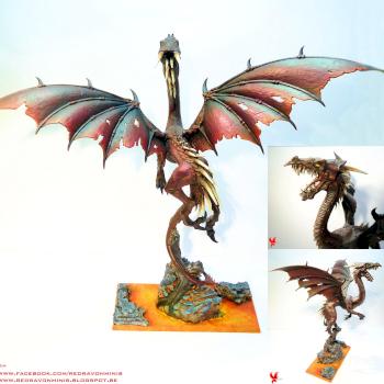 Dark Elves Black Dragon by RedRavonMinis