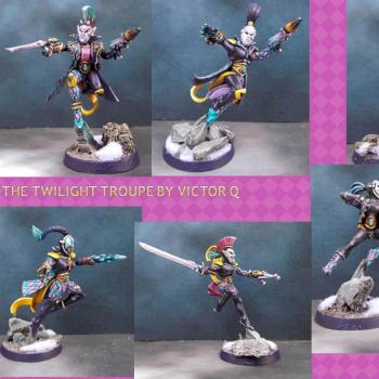 Harlequin Twilight Troupe by neojarlaxe