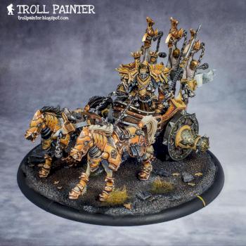 Reznik Wrath of Ages, a Warmachine Protectorate of Menoth epic Warcaster by TrollPainter