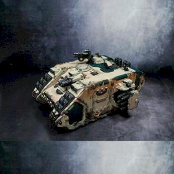 Space Marine Dark Angel Land Raider by Diomedes