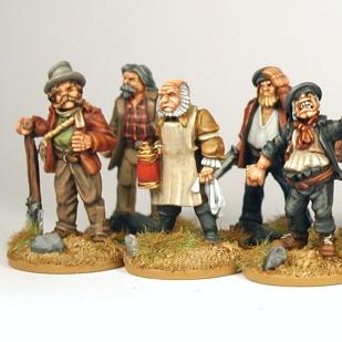 Old West Witchtown Townspeople by witchhunter