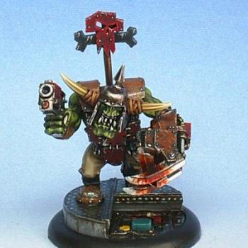 Ork Boy (1st of the boys for my Ork Warband) by tidoco2222