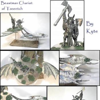 WIP Beastman Chariot of Tzeentch by Kyte